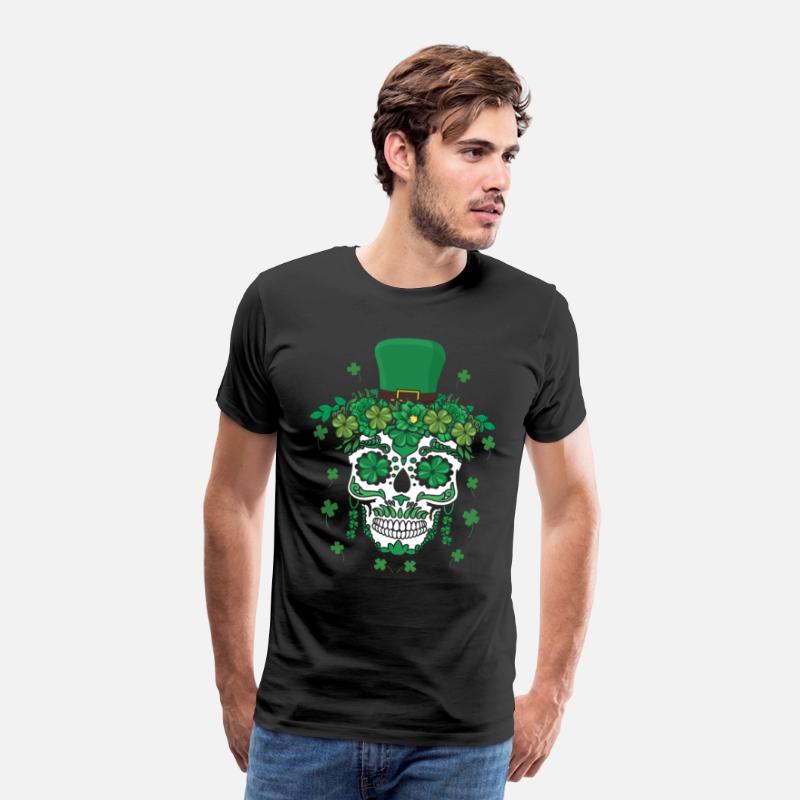 Dia De Los Muertos St Patty's Day Irish Flower