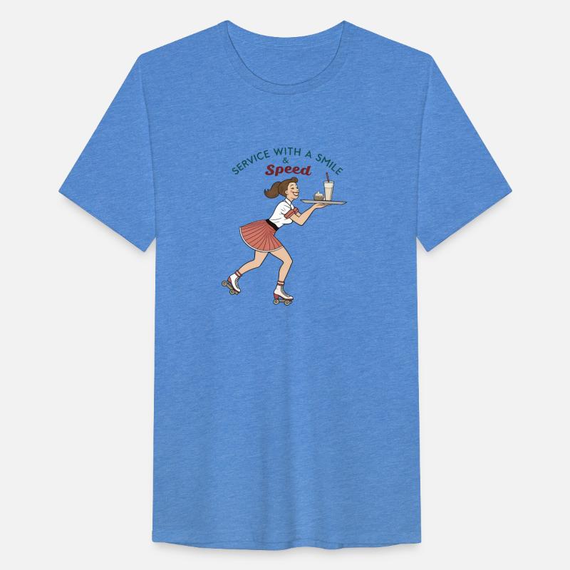 Diner Waitress Roller Skates Service Retro 50s