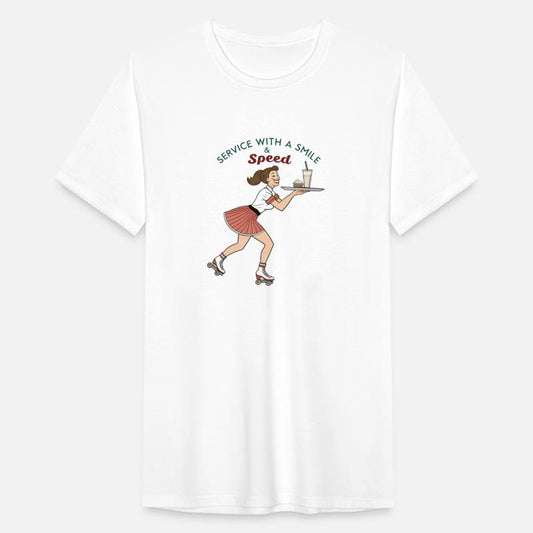 Diner Waitress Roller Skates Service Retro 50s