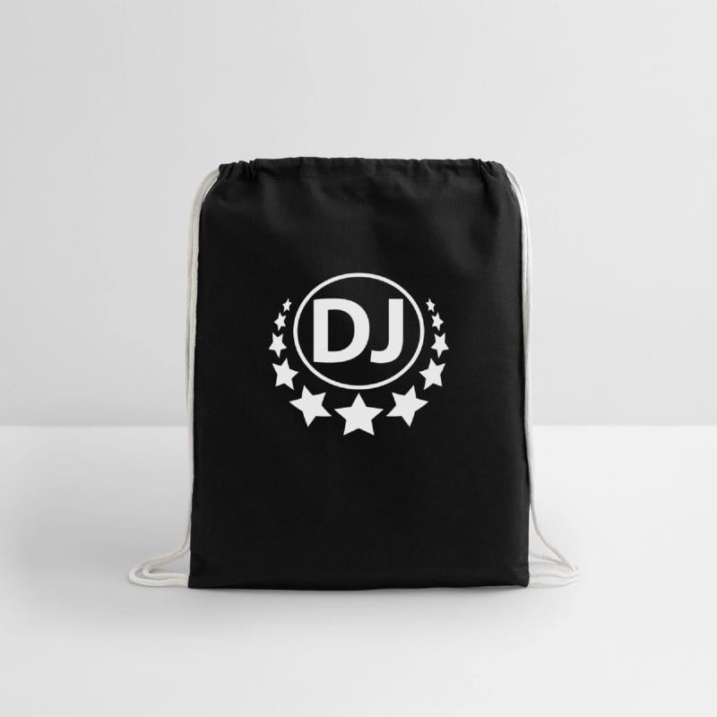 DJ Deejay Star Dance Club Disco Music Party Logo