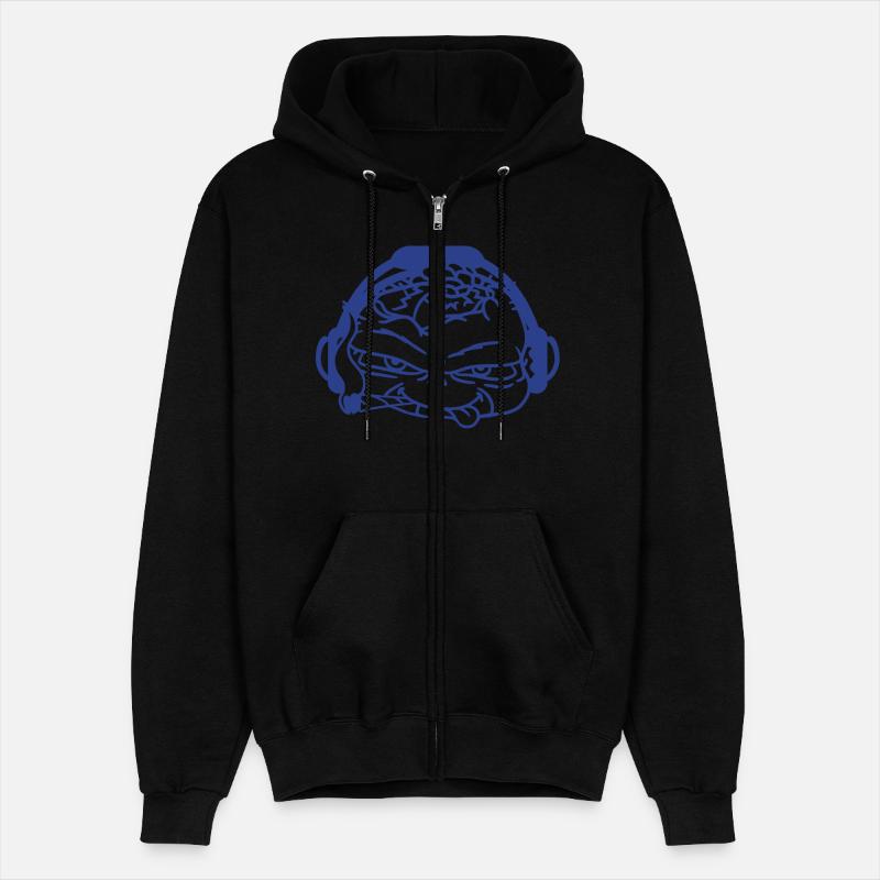 DJ Zombie Undead Halloween Monster Horror Head Fun