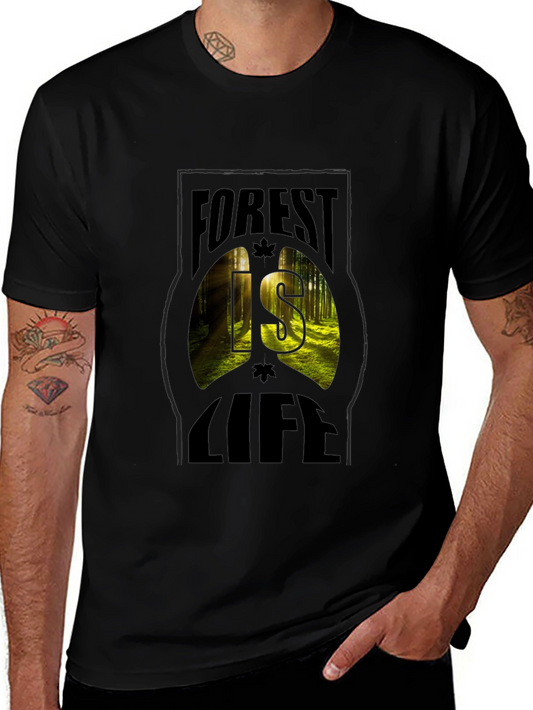 Forest is Life Graphic Tee - Nature Lover T-Shirt