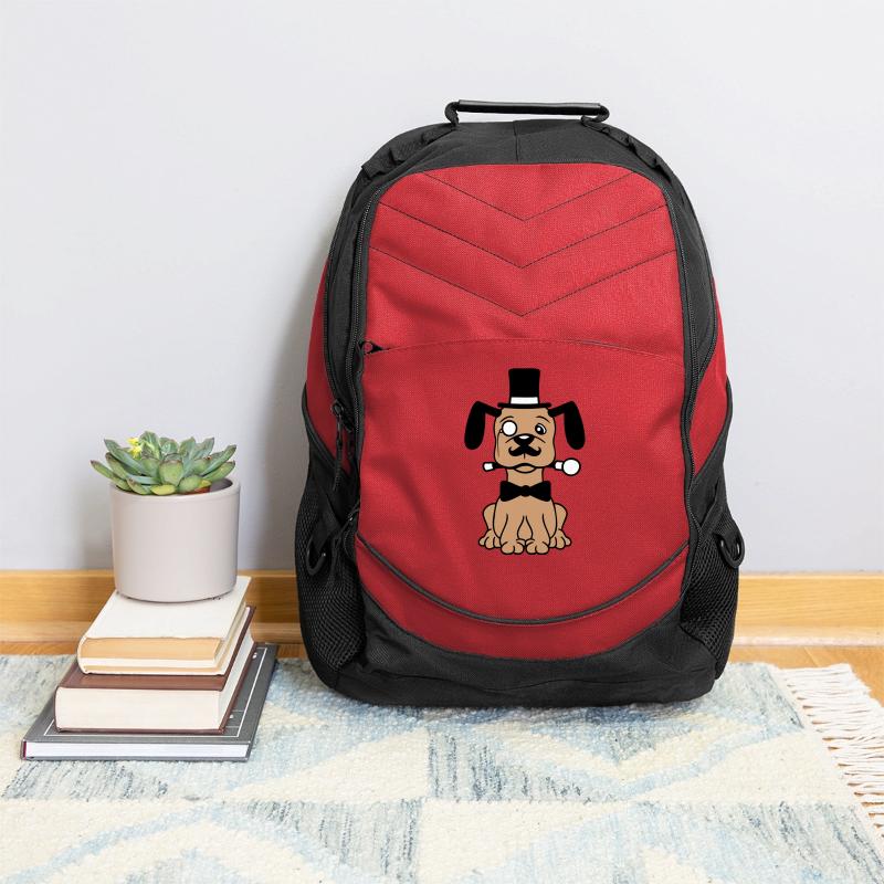 Dog Mr. Sir Top Hat Monocle Glasses Rich Gentleman