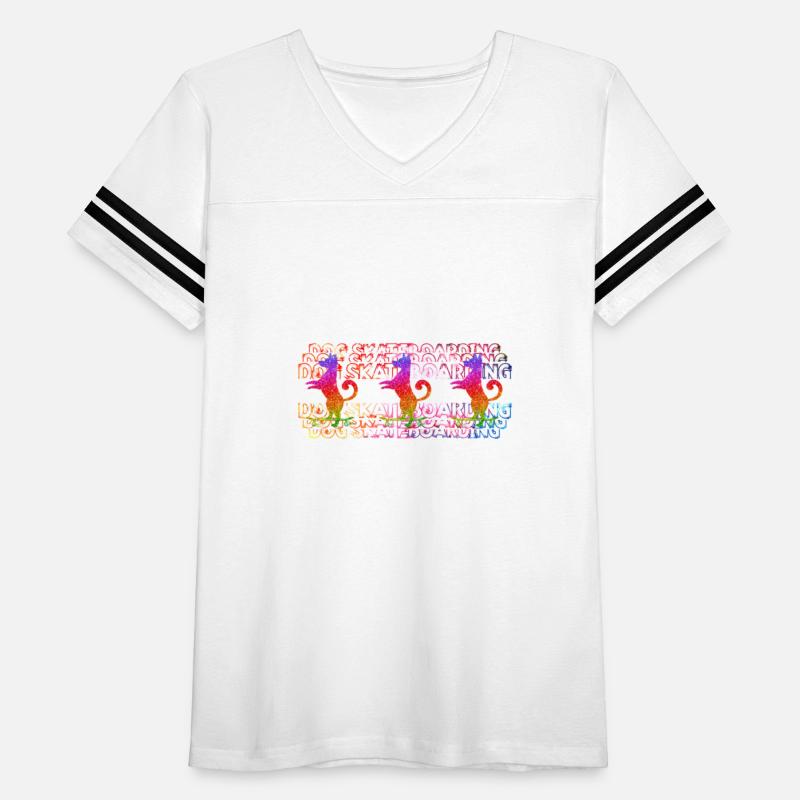 DOG SKATEBOARDING COLOR