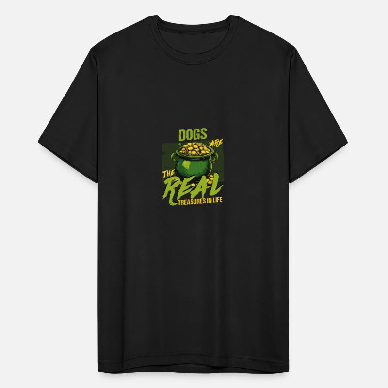 Dogs Are The Real Treasures St Patricks Day