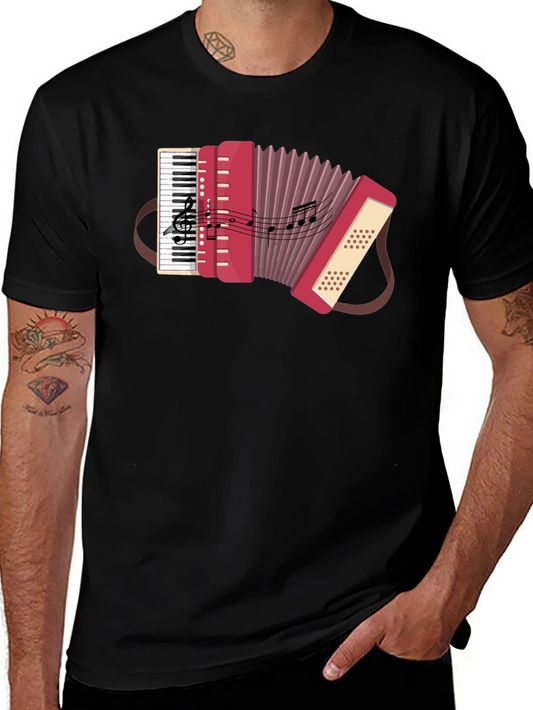 Accordion Music T-Shirt - Musician Graphic Tee