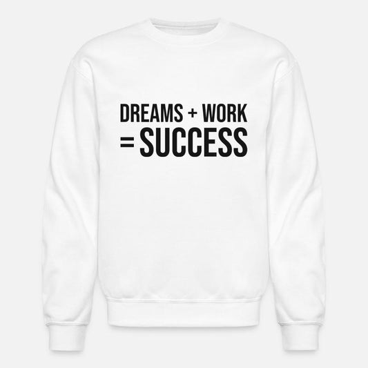 dreams plus work equals success