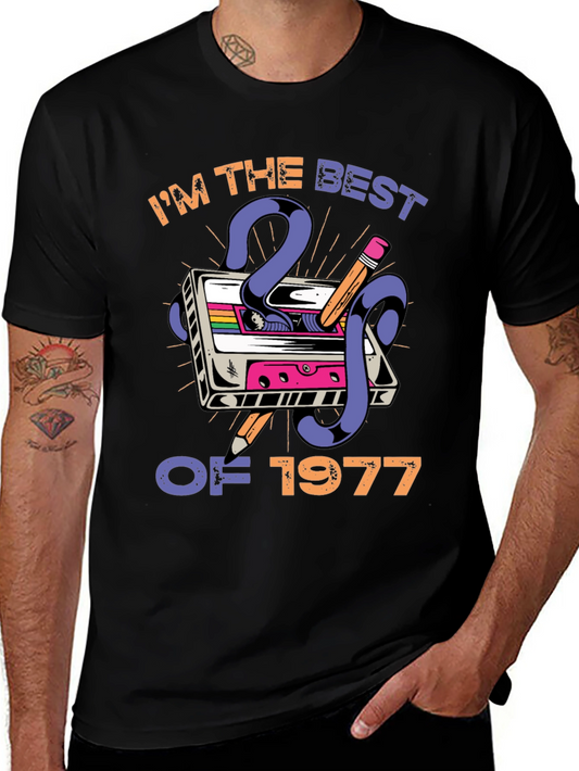 Best of 1977 Cassette Tape Graphic Tee