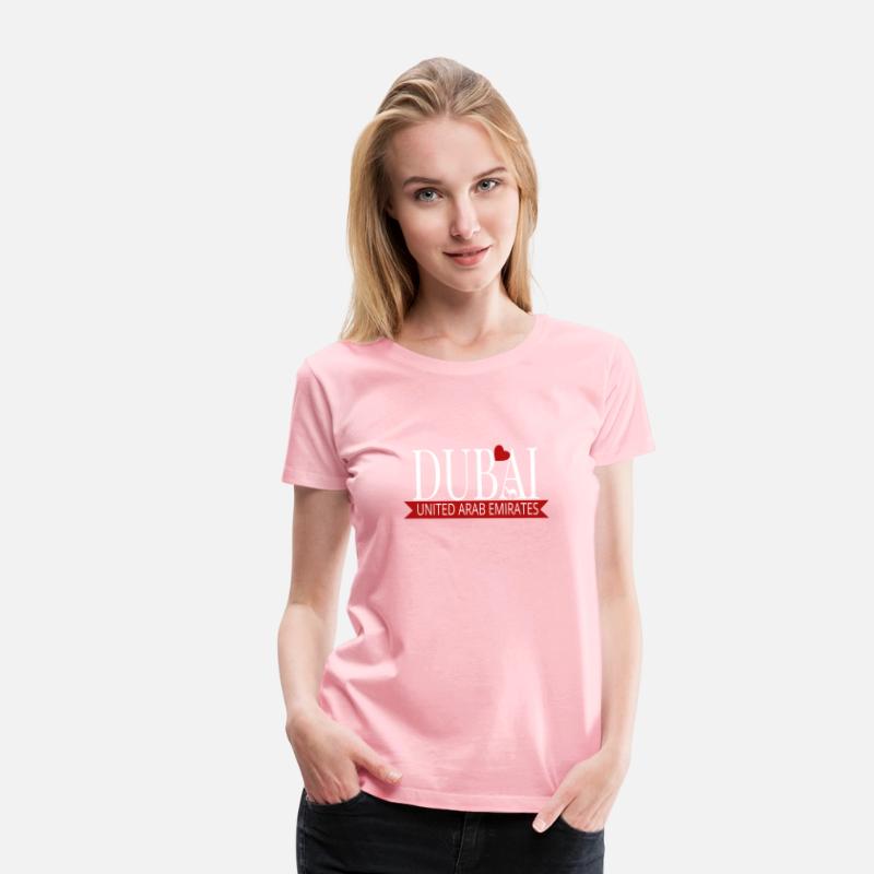 Dubai United Arab Emirates Uae T-Shirt With Heart
