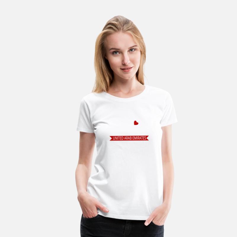 Dubai United Arab Emirates Uae T-Shirt With Heart