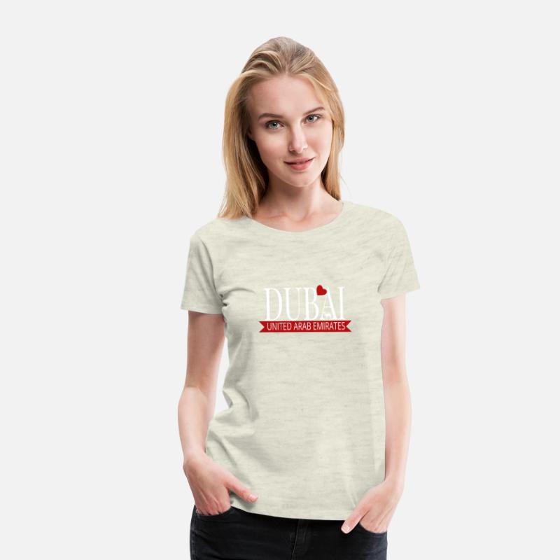 Dubai United Arab Emirates Uae T-Shirt With Heart