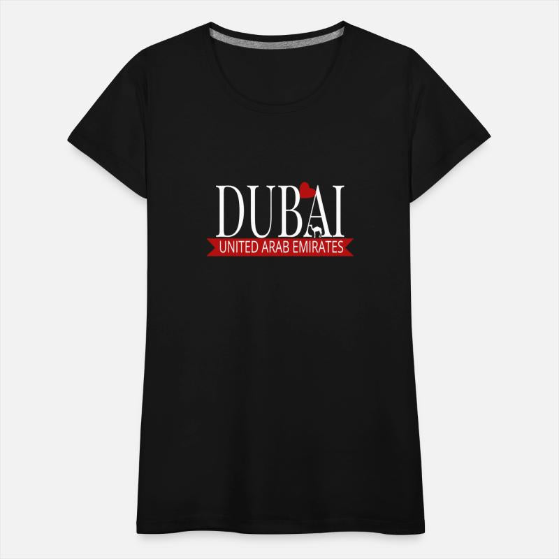 Dubai United Arab Emirates Uae T-Shirt With Heart