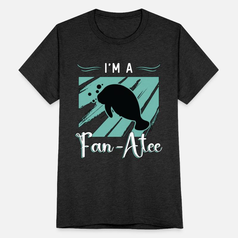 Dugong I'm A Fan-Atee Sea Creatures Manatee Lover