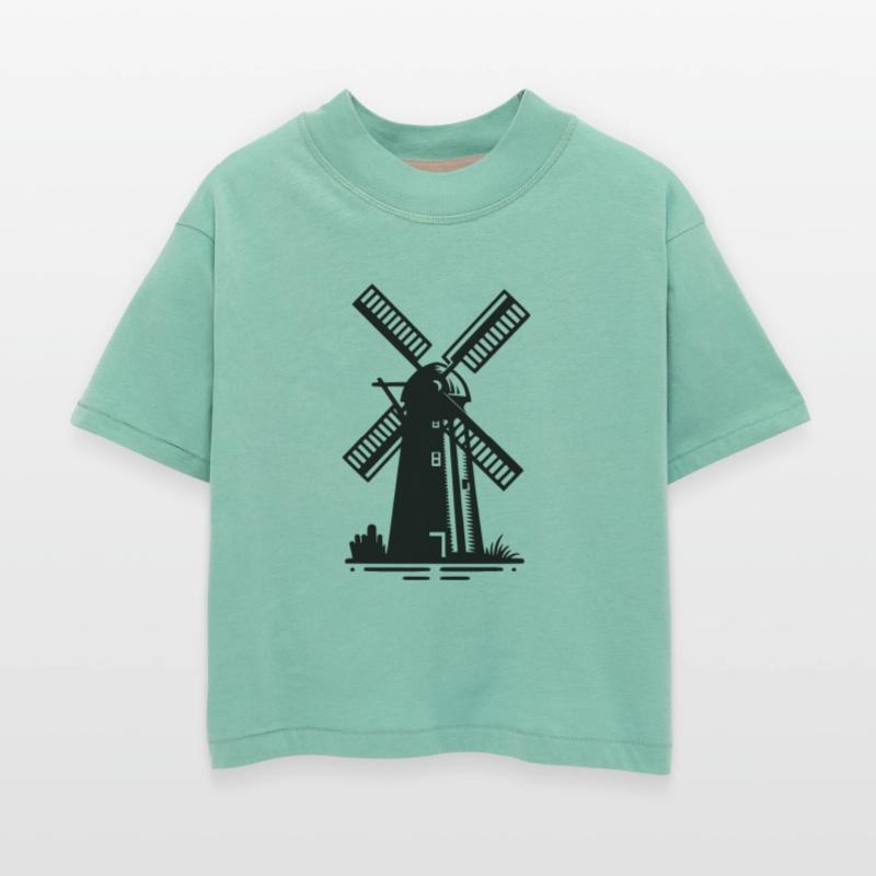 Dutch Grain Windmill For Wheat Flour