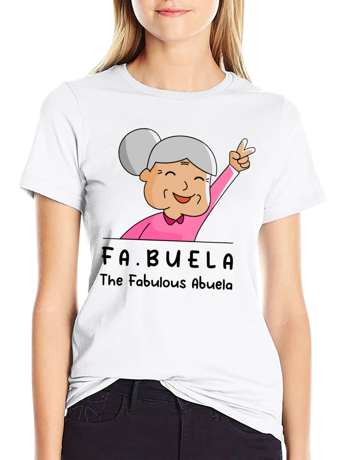 Fabulous Abuela T-Shirt: Funny Grandma Tee