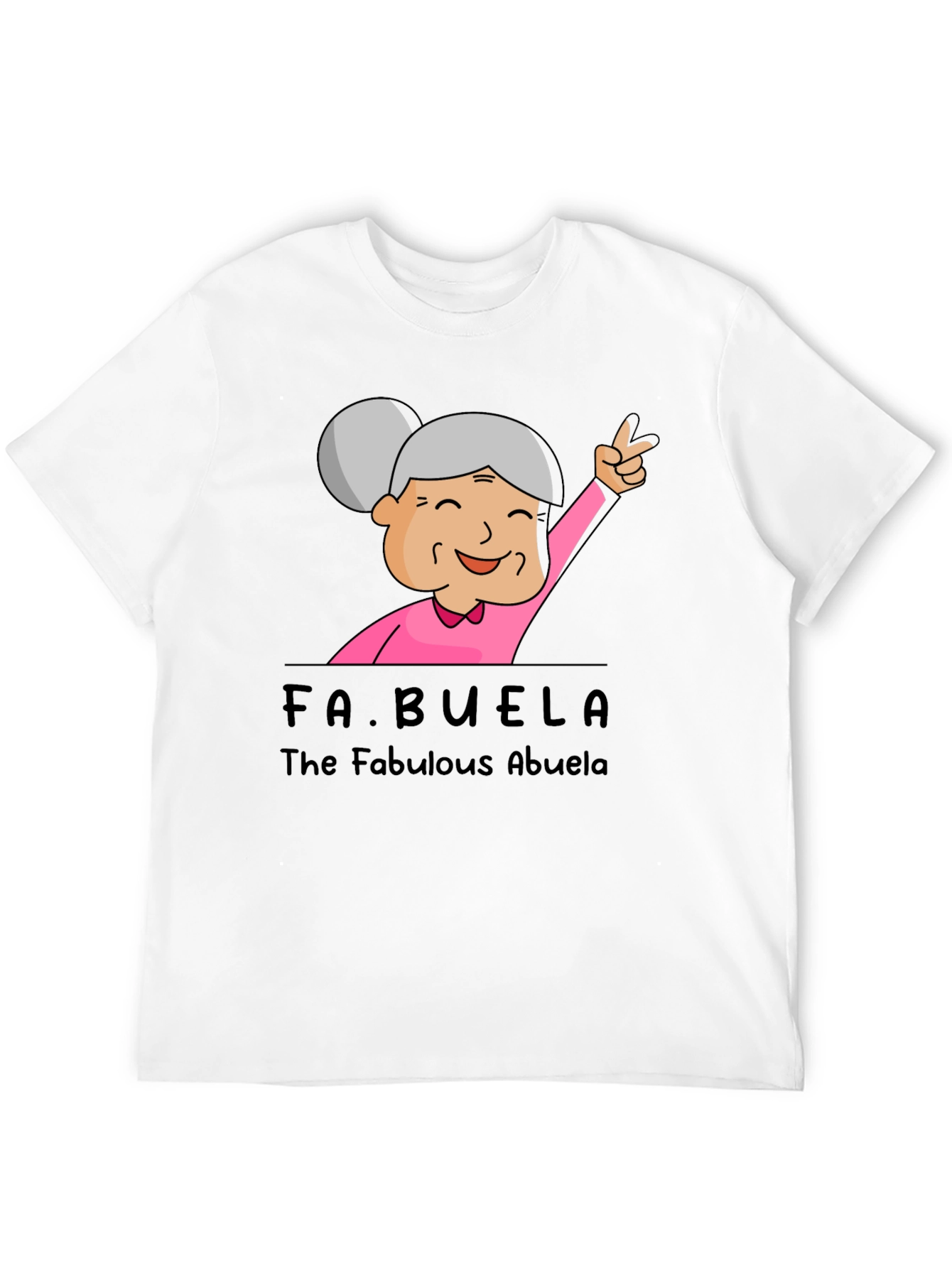 Fabulous Abuela T-Shirt: Funny Grandma Tee