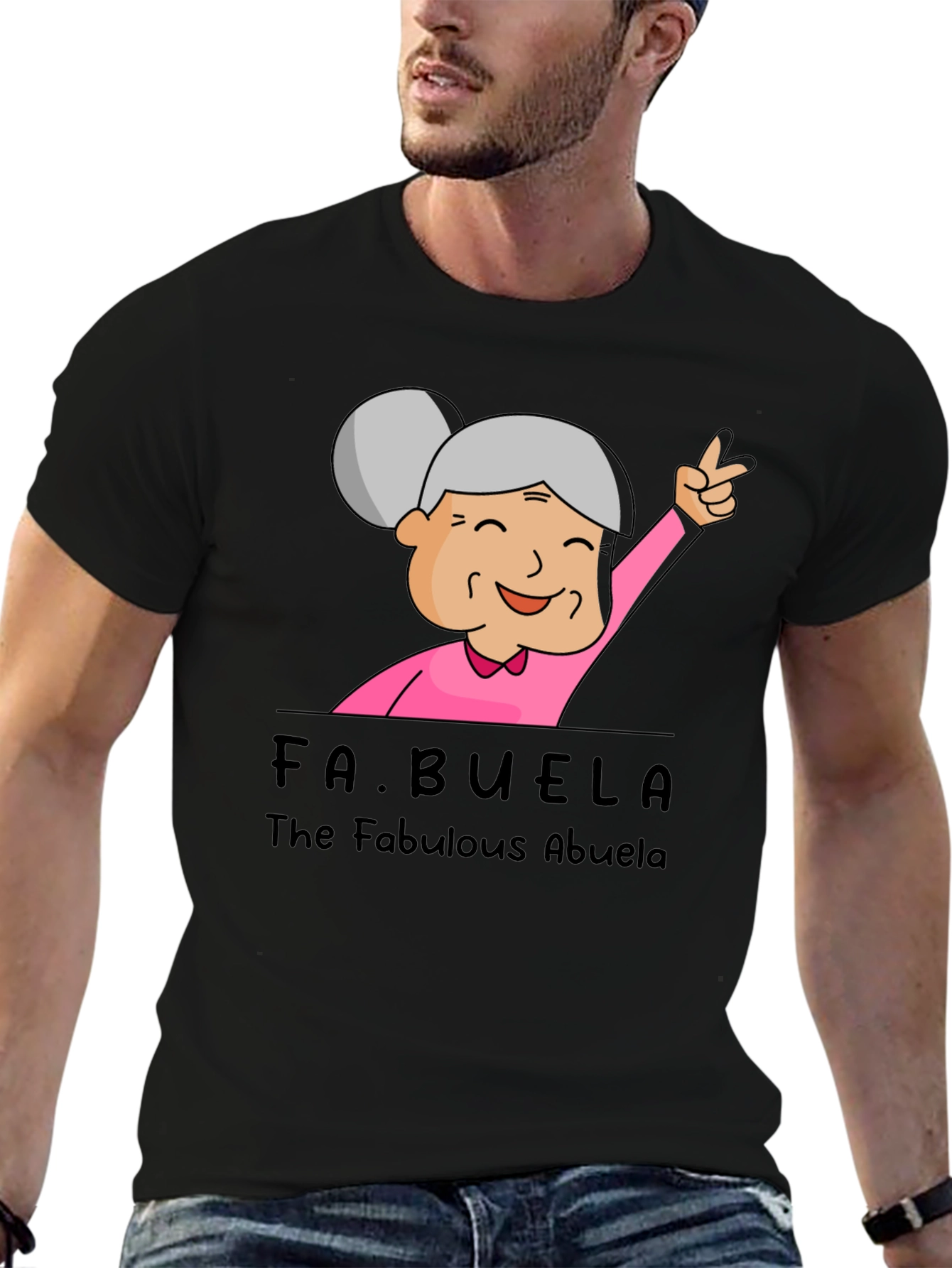 Fabulous Abuela T-Shirt: Funny Grandma Tee