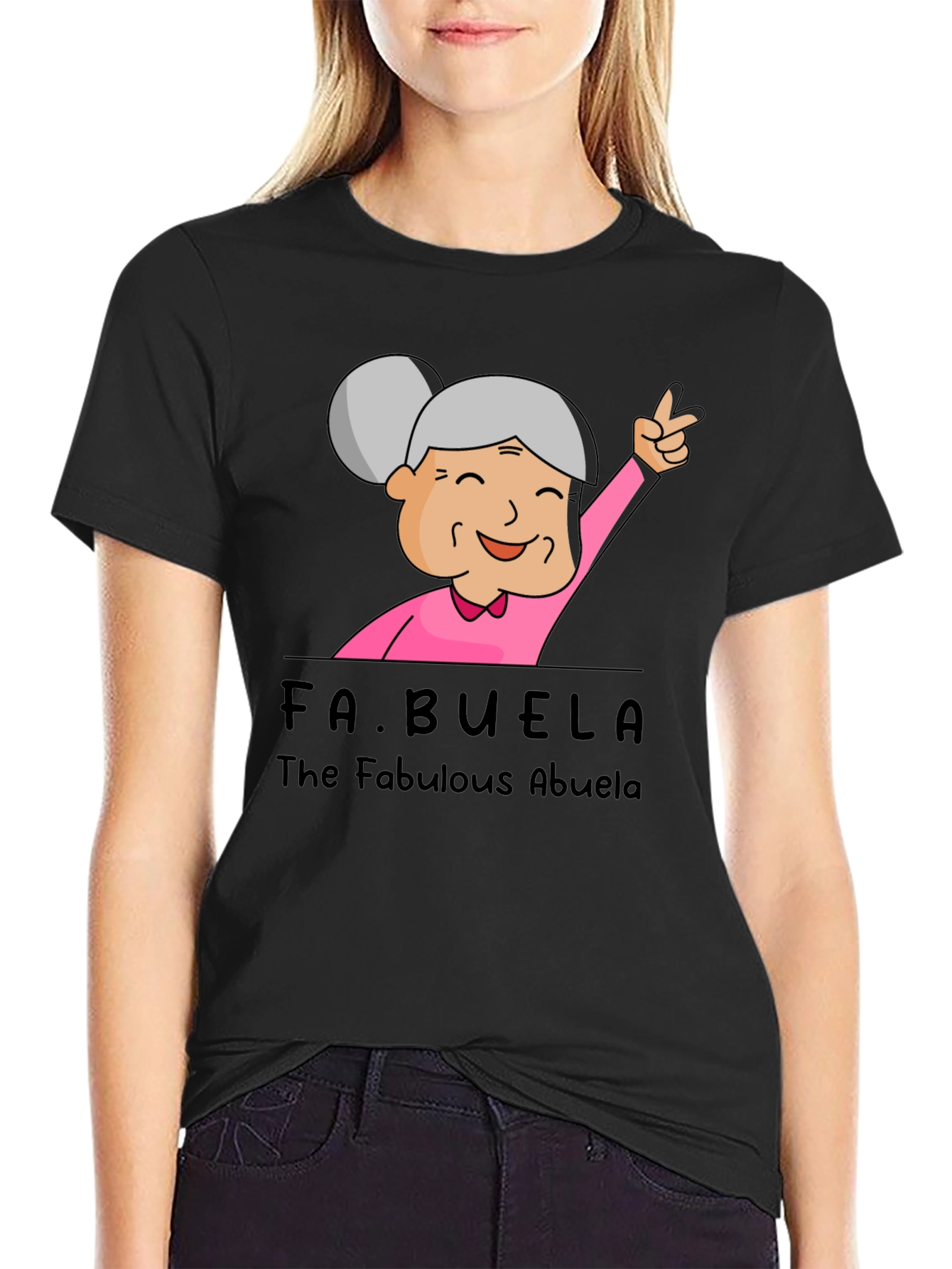 Fabulous Abuela T-Shirt: Funny Grandma Tee