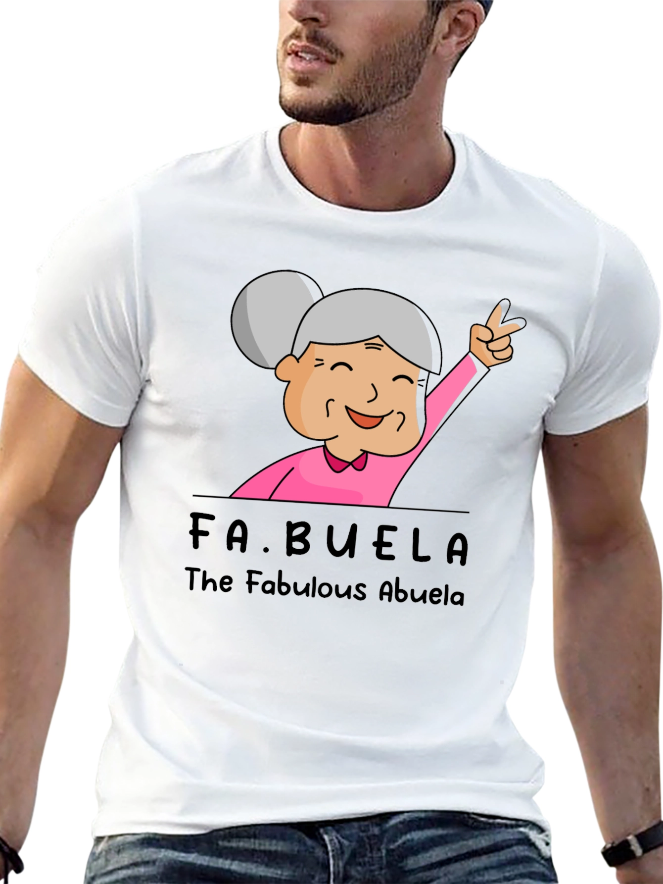 Fabulous Abuela T-Shirt: Funny Grandma Tee