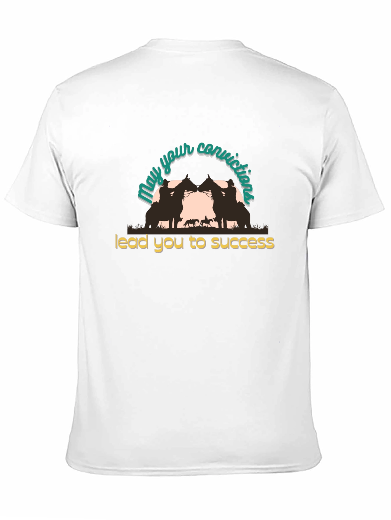 Conviction Leads to Success Black T-Shirt