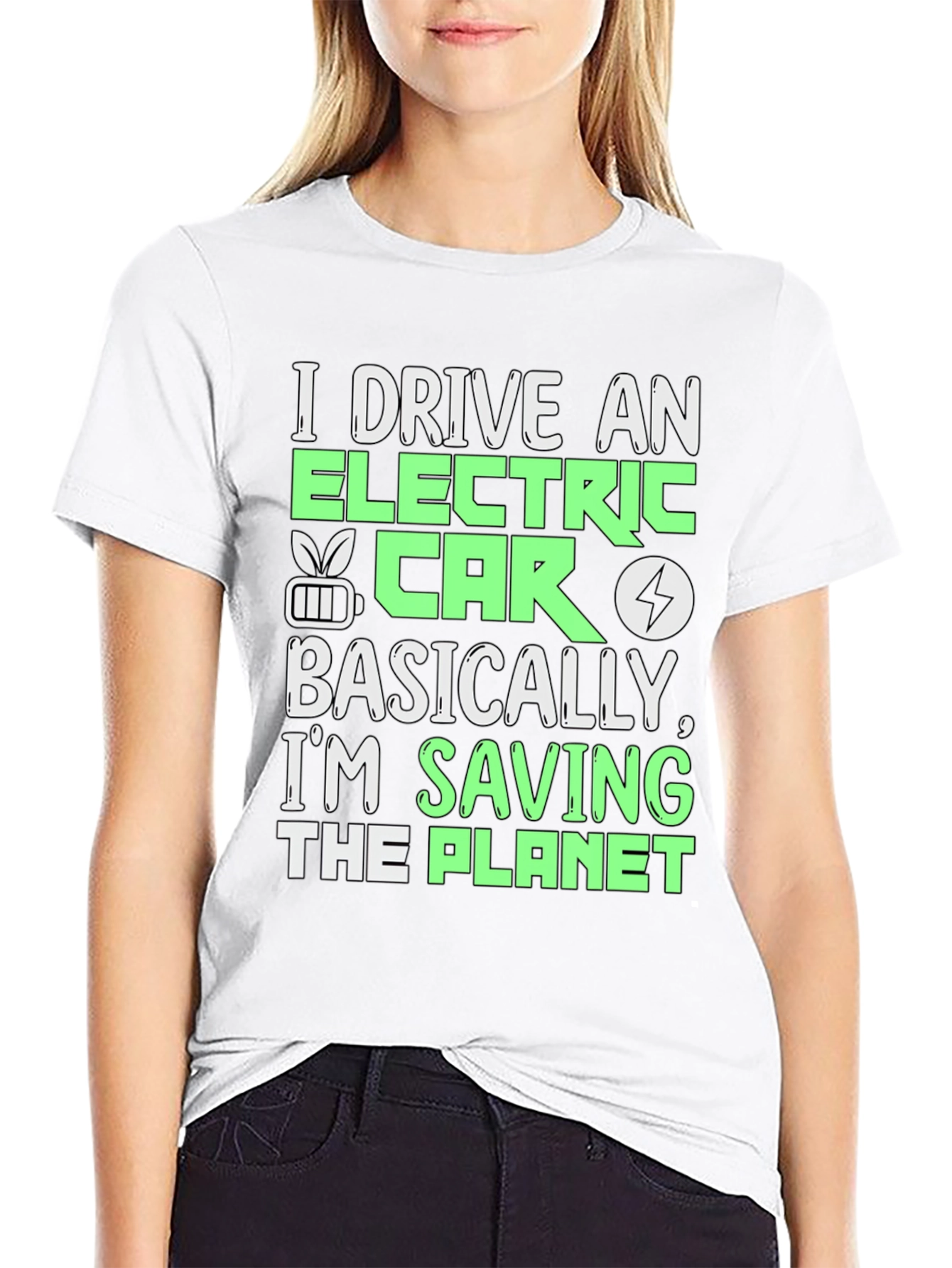 I Drive an Electric Car T-Shirt