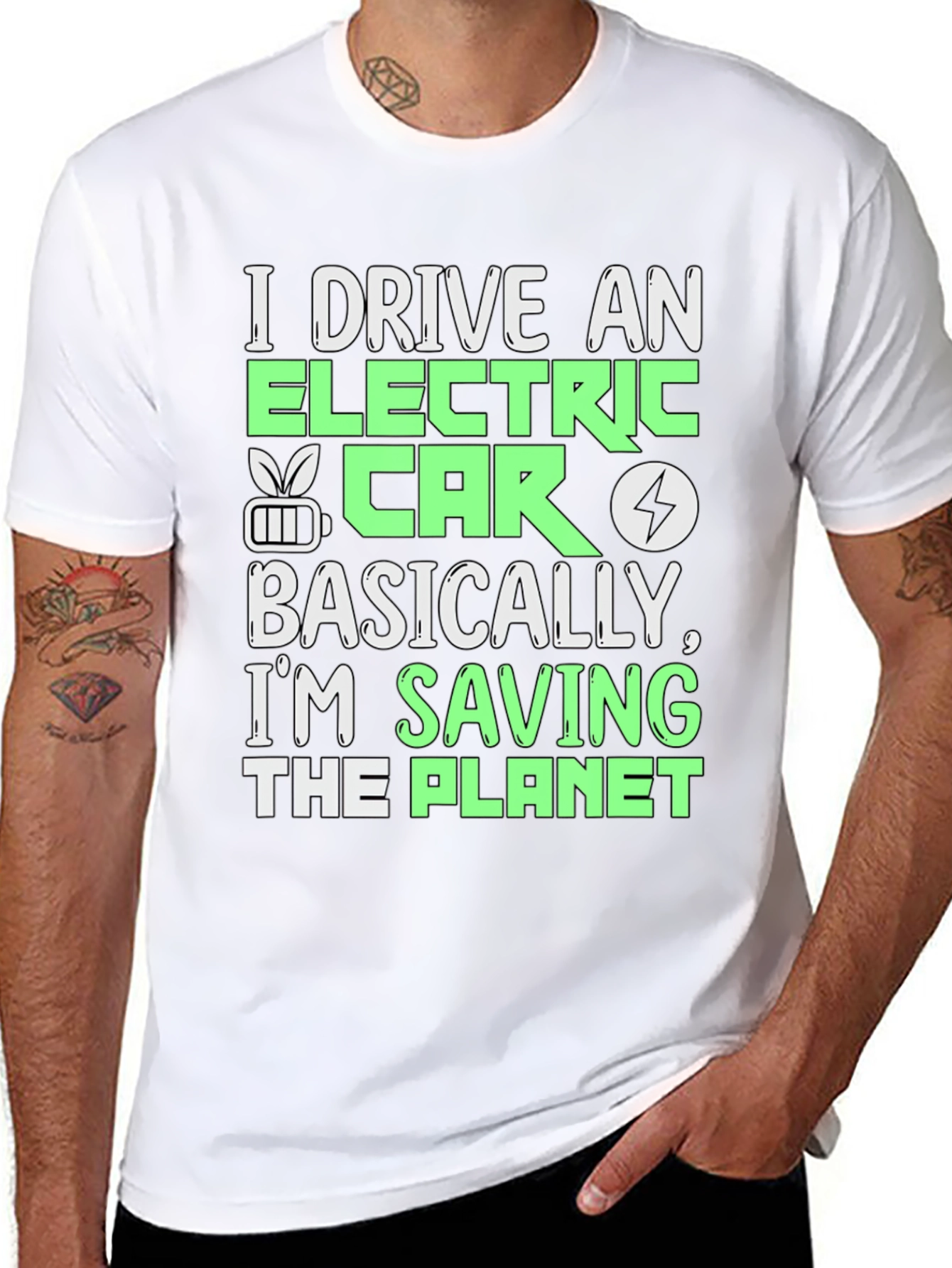 I Drive an Electric Car T-Shirt