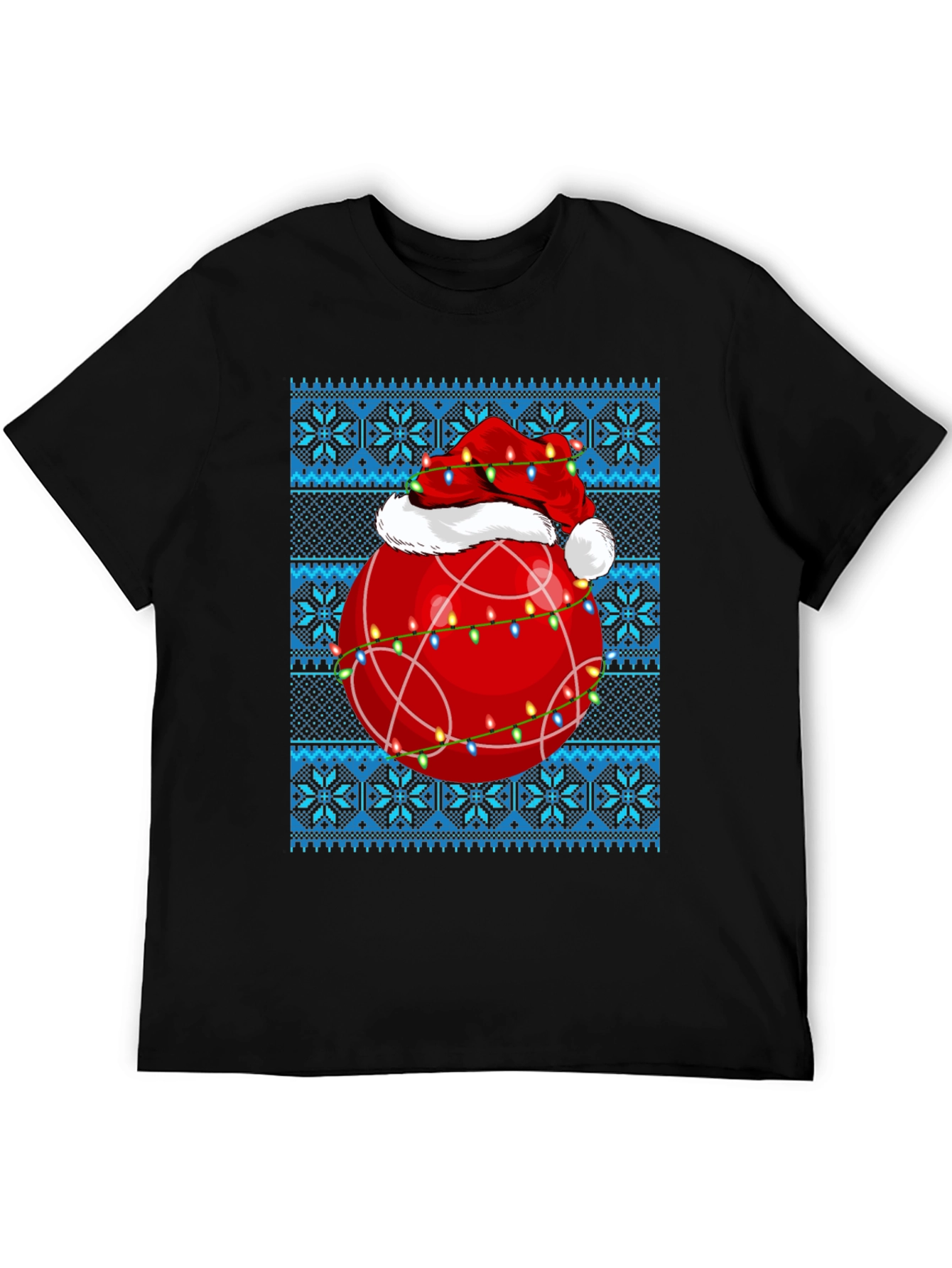 Christmas Ball Santa Hat T-Shirt