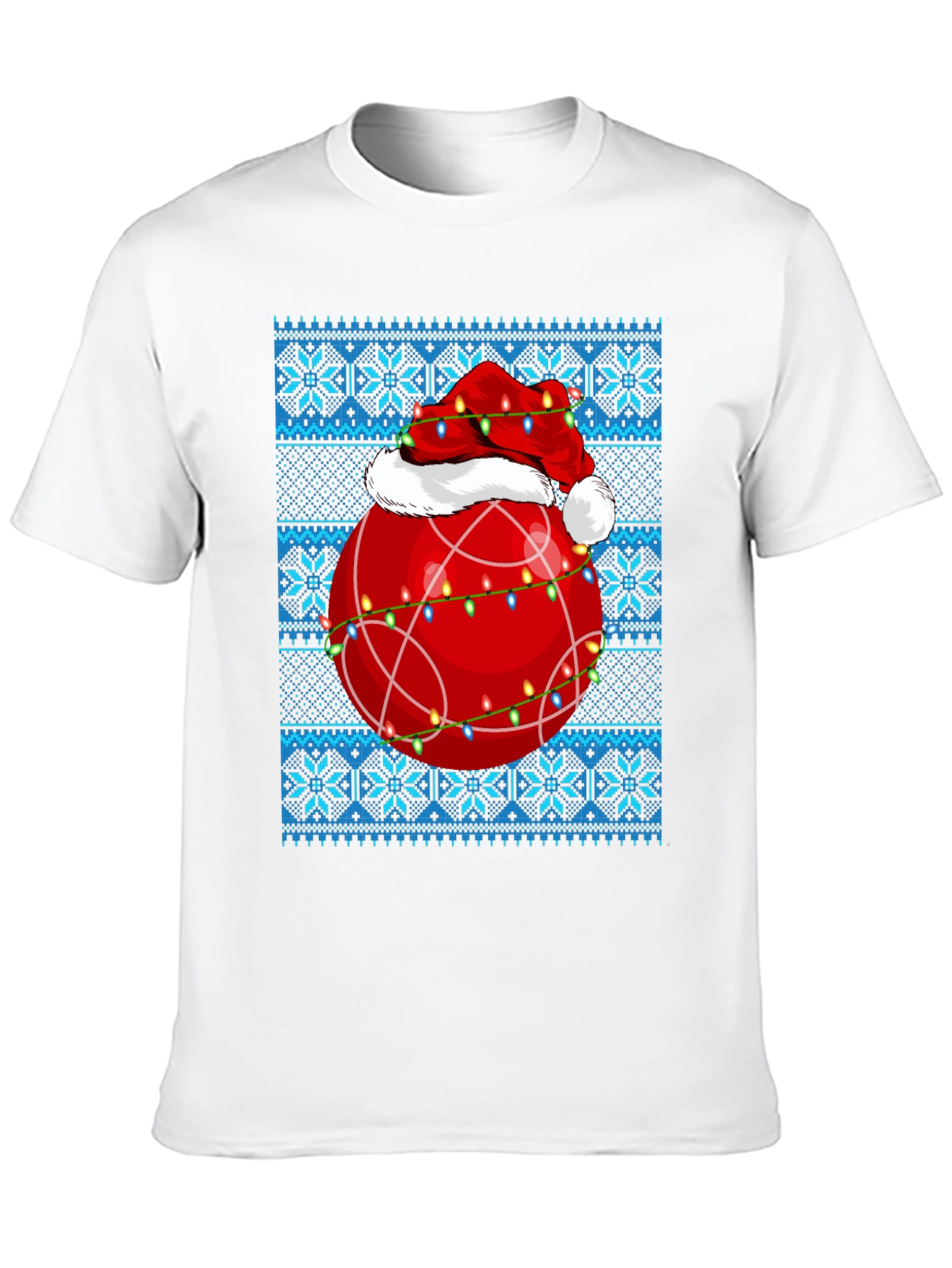 Christmas Ball Santa Hat T-Shirt