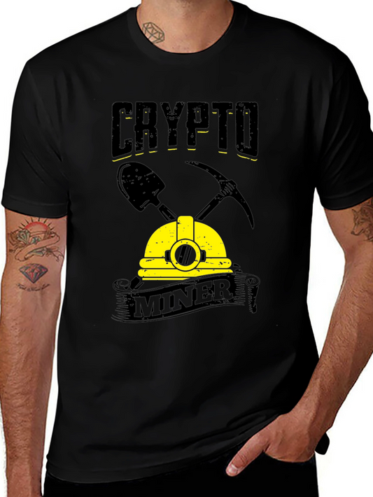 Crypto Miner Graphic T-Shirt