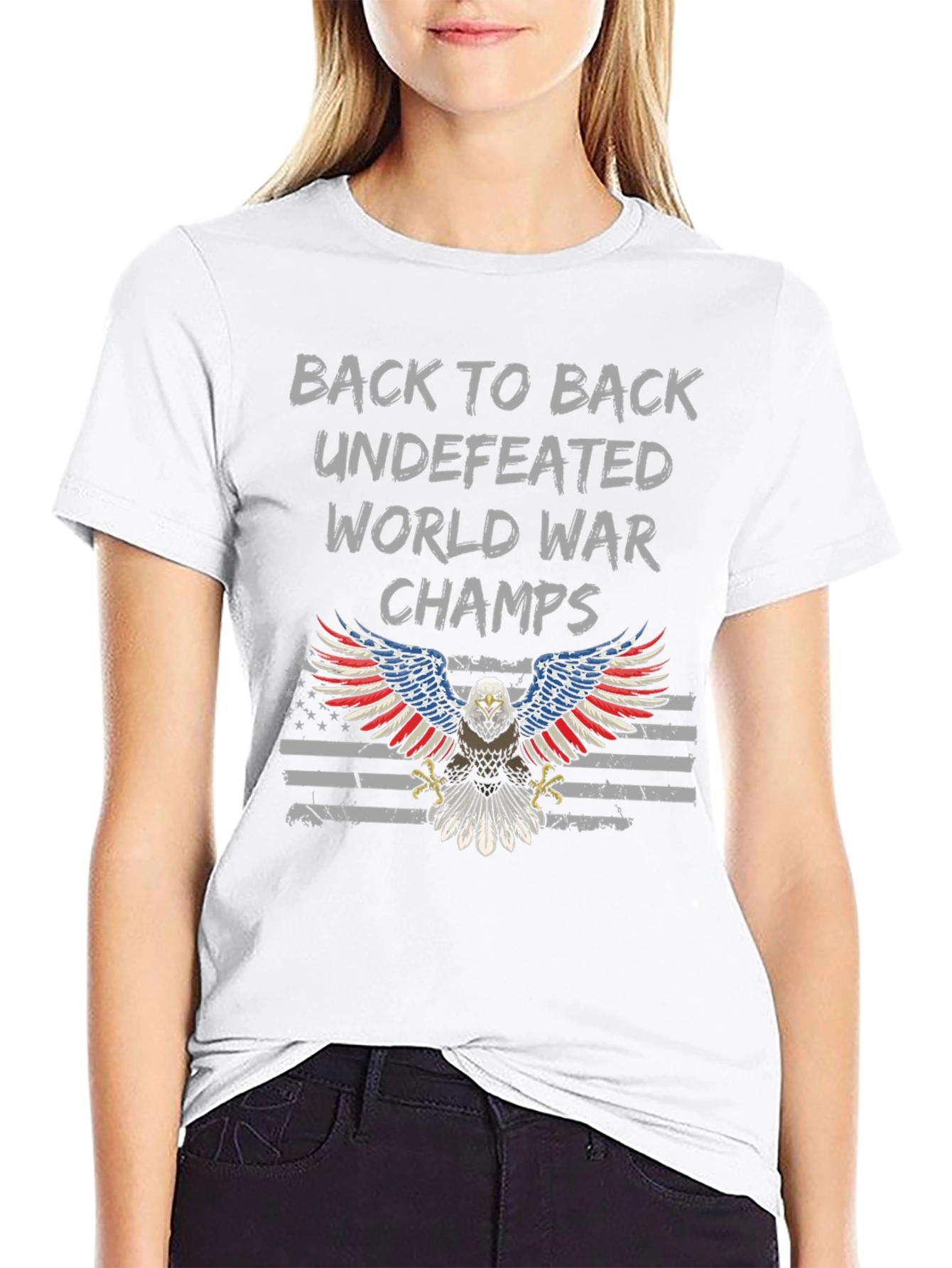 Undefeated World War Champs Eagle T-Shirt