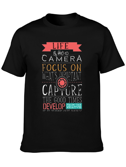 Life is Like a Camera T-Shirt