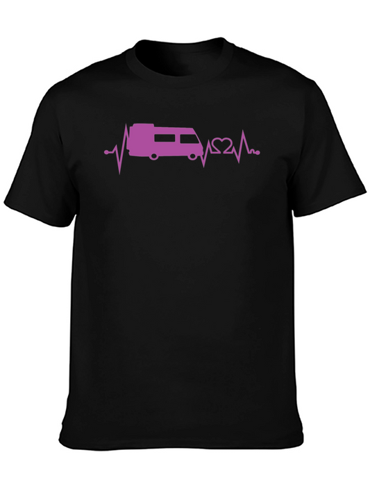 RV Heartbeat T-Shirt - Camper Love!