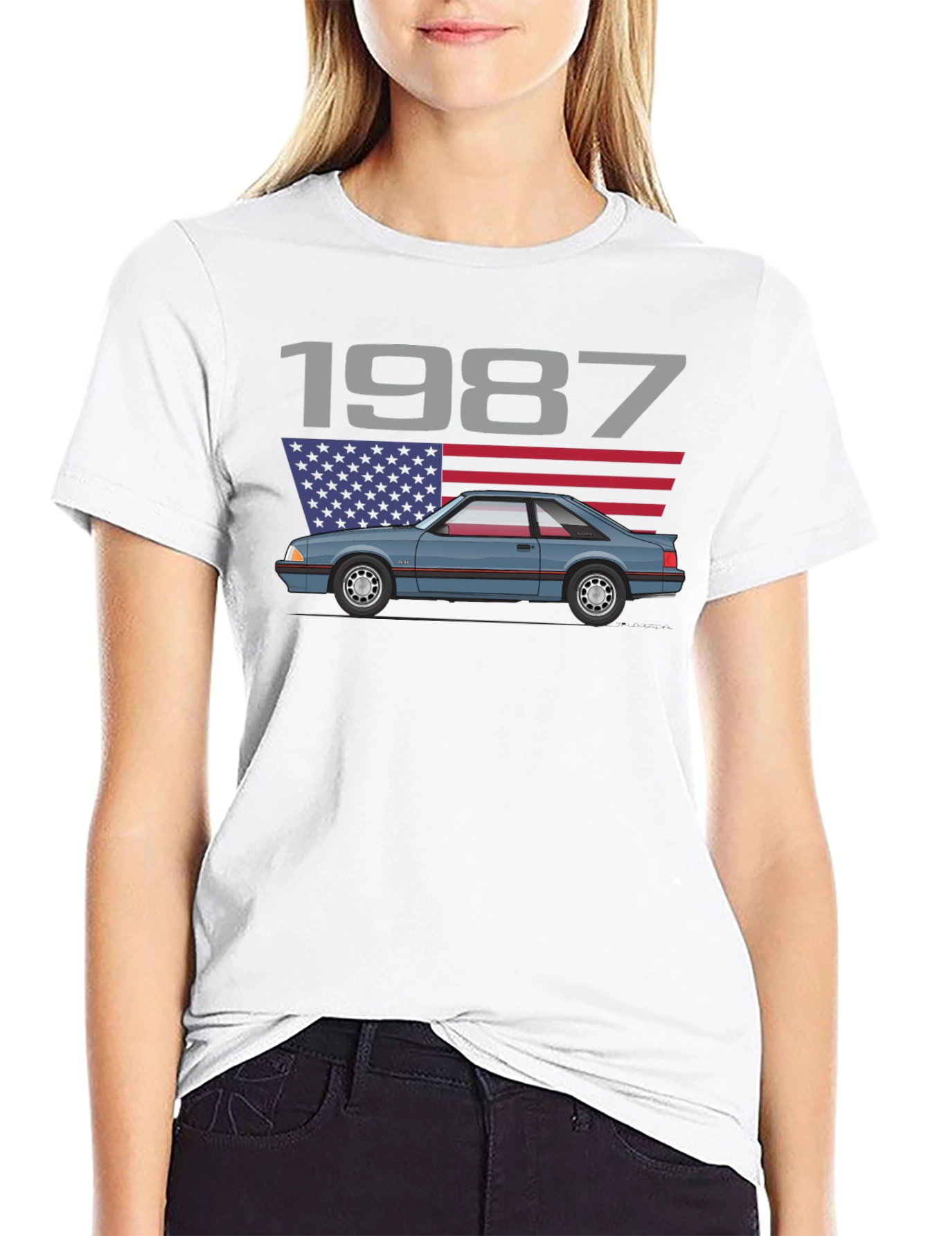 1987 Fox Body Mustang T-Shirt
