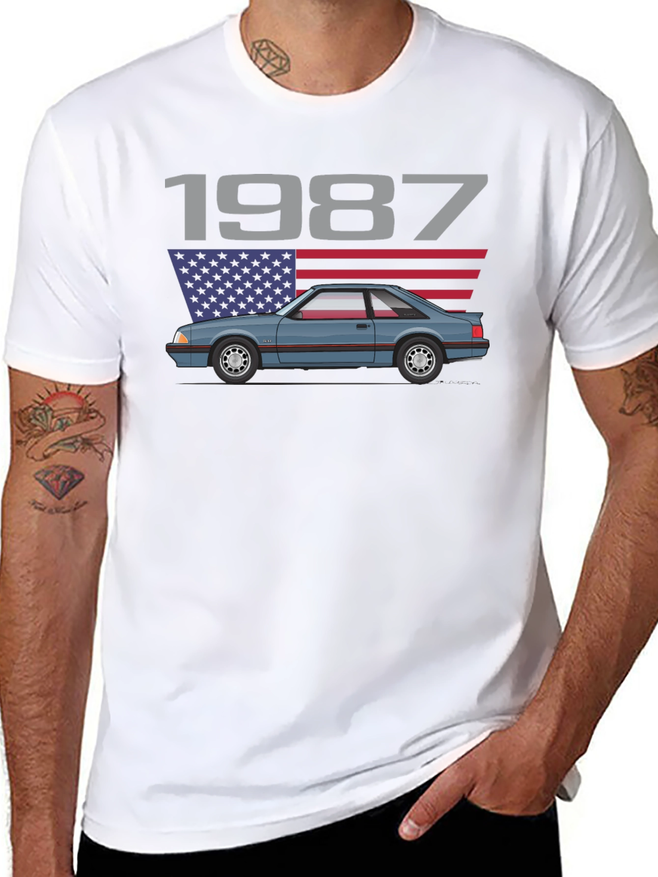 1987 Fox Body Mustang T-Shirt