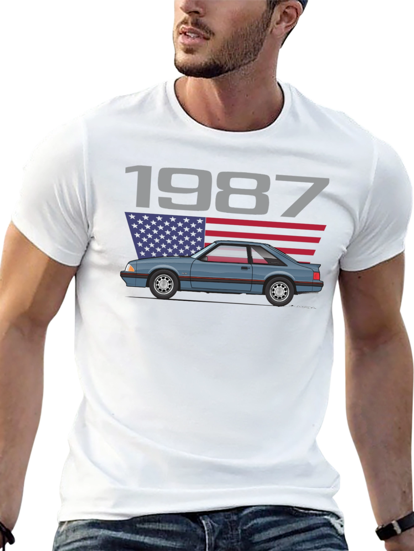 1987 Fox Body Mustang T-Shirt