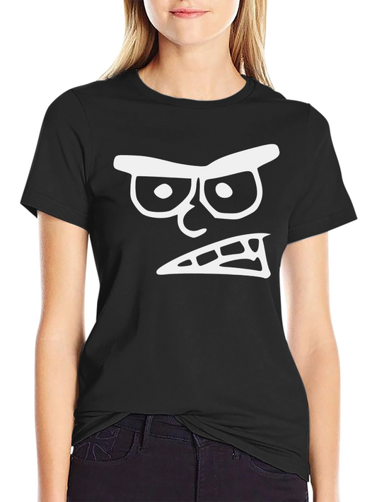 Funny Cartoon Face Graphic Tee