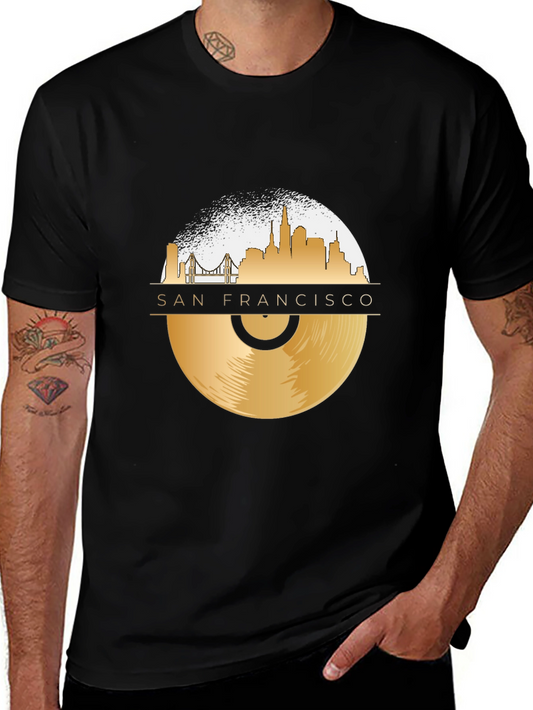 San Francisco Record Graphic T-Shirt