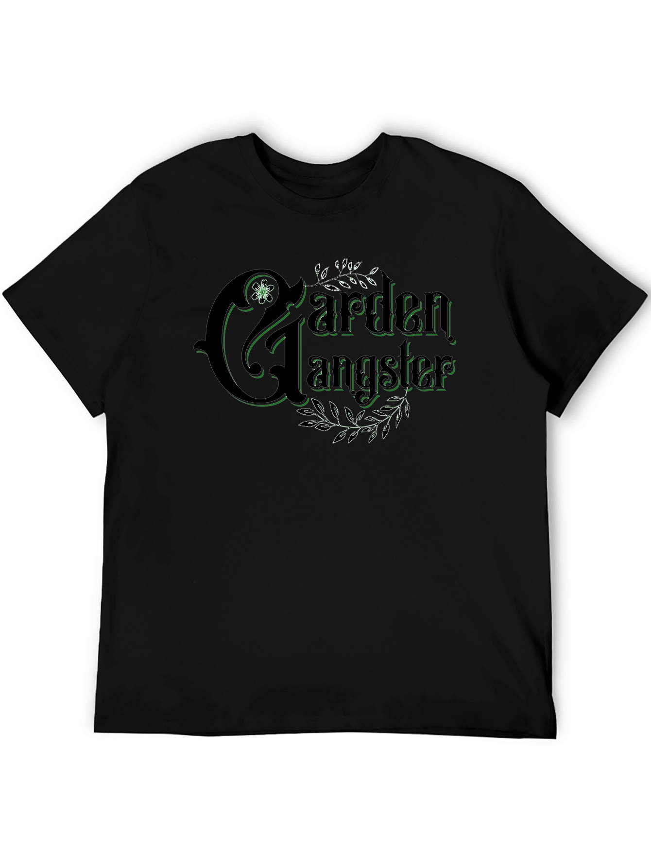 Garden Gangster Black T-Shirt