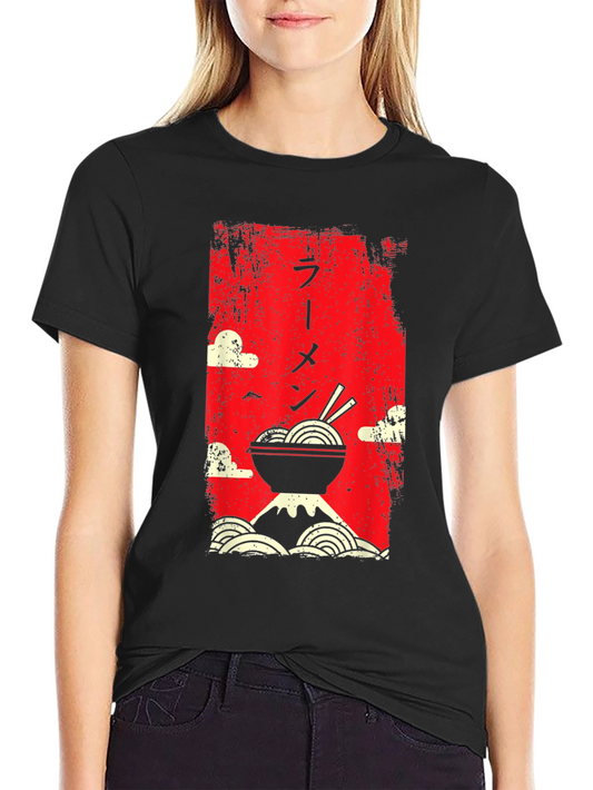 Ramen Japanese Noodles Graphic T-Shirt