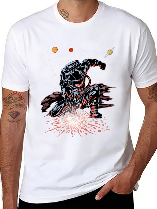 Astronaut Welder Graphic Tee
