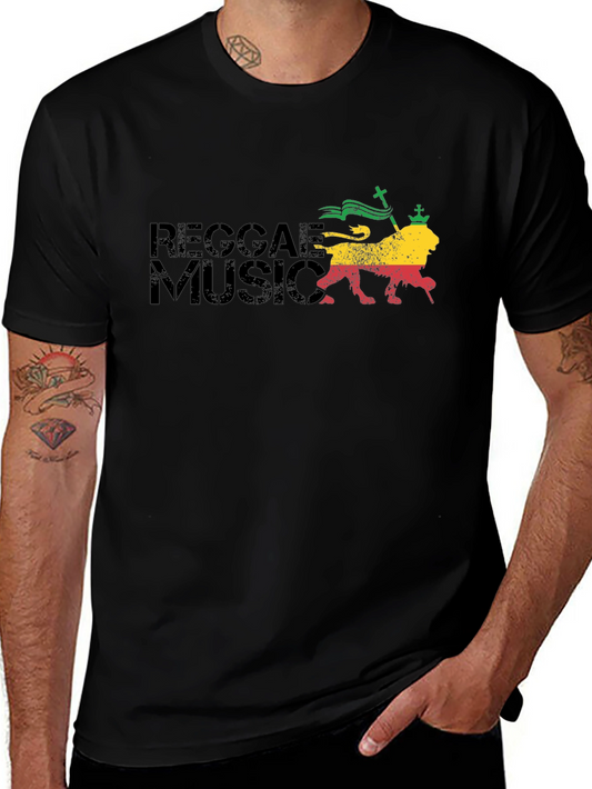 Rasta Lion Reggae Music T-Shirt