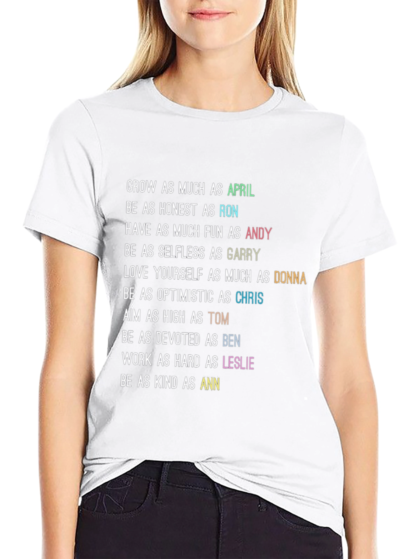 Parks and Rec Character Trait T-Shirt