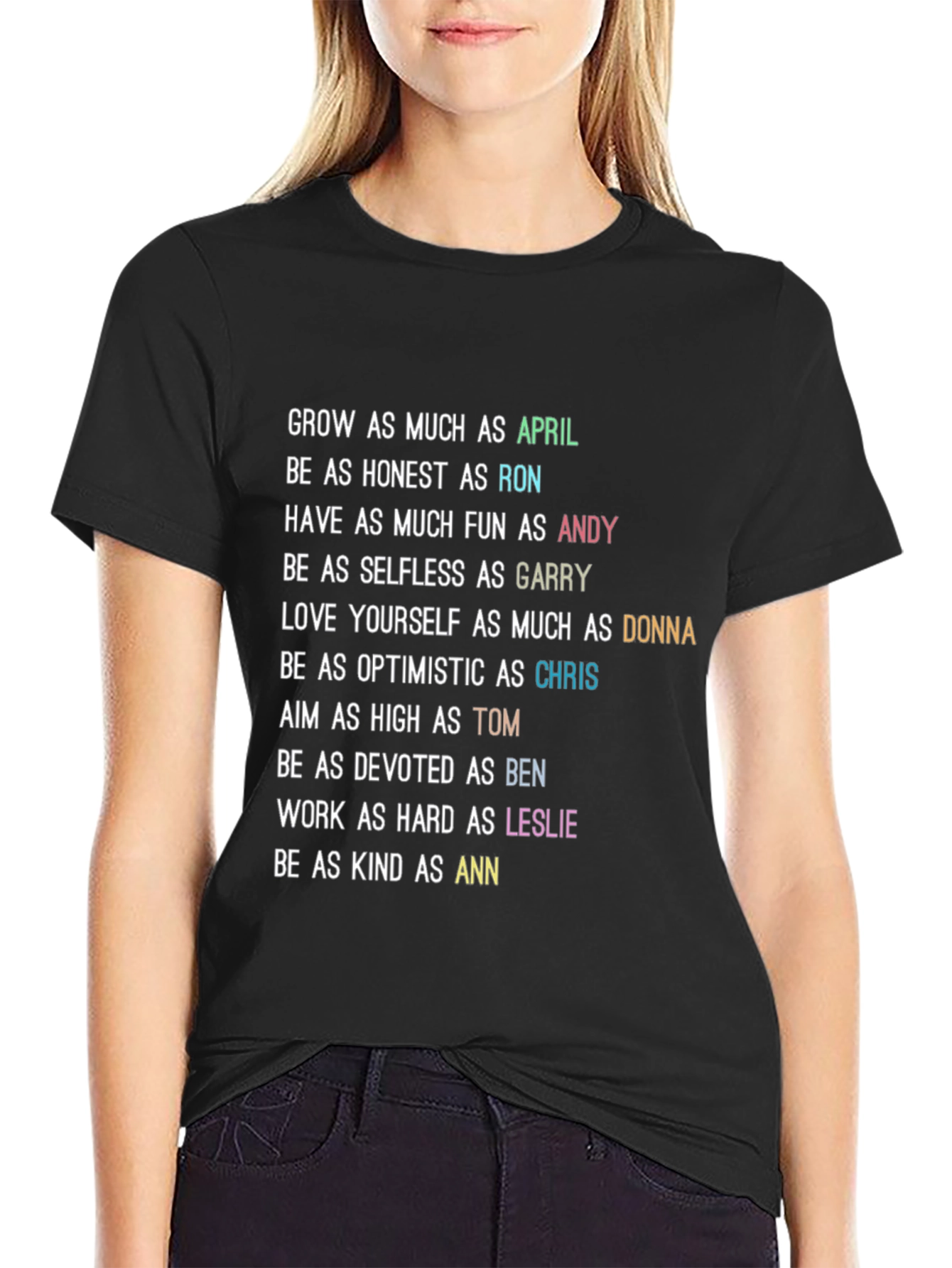 Parks and Rec Character Trait T-Shirt