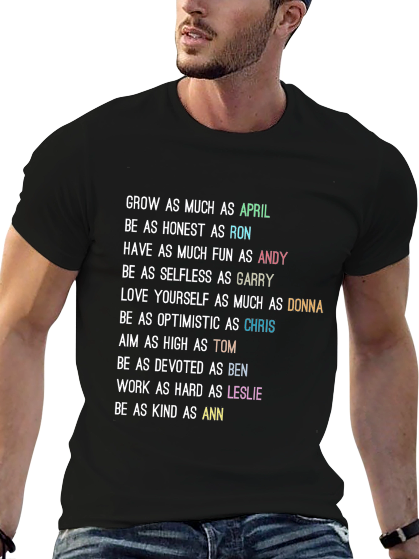 Parks and Rec Character Trait T-Shirt