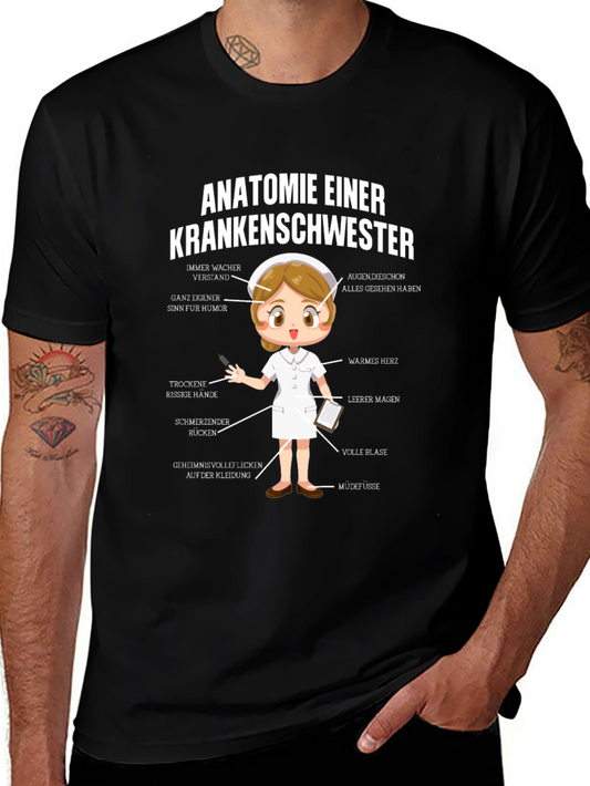 Anatomie Einer Krankenschwester Funny Nurse T-Shirt