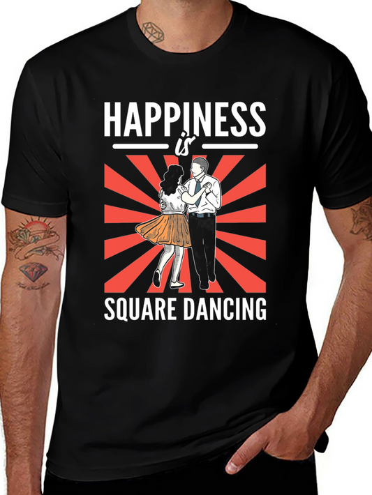 Happiness is Square Dancing T-Shirt