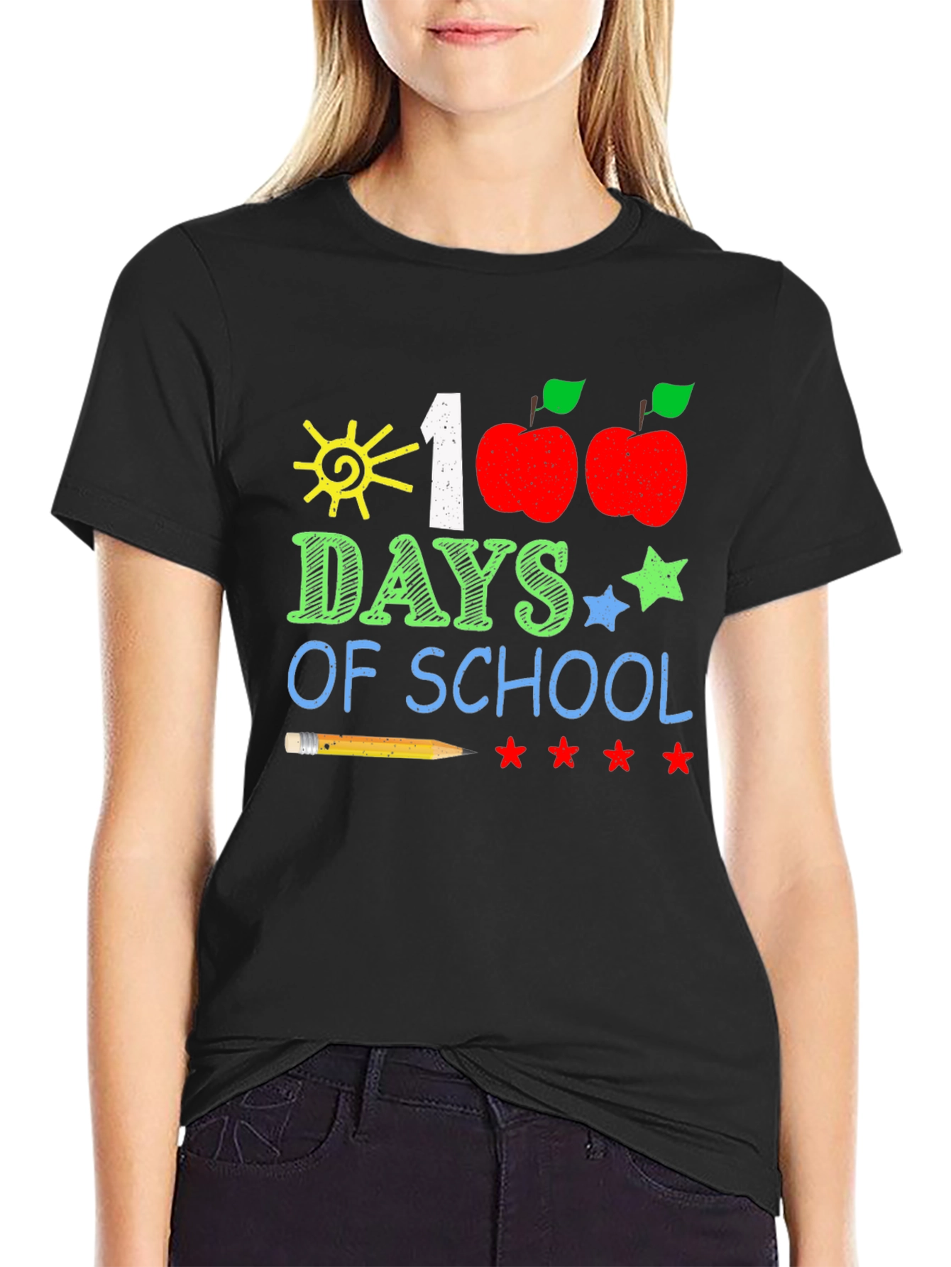 100 Days of School Graphic T-Shirt