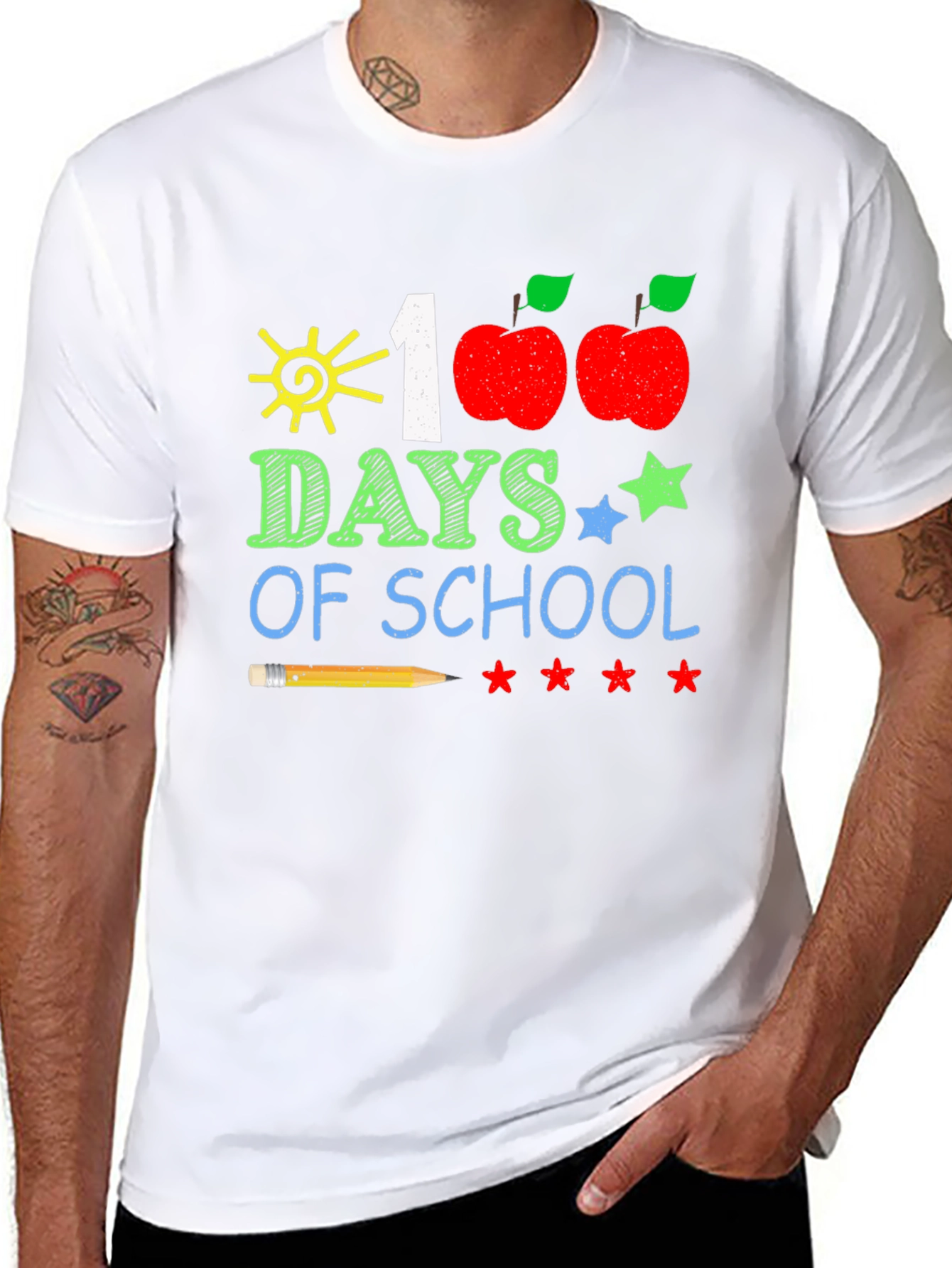 100 Days of School Graphic T-Shirt