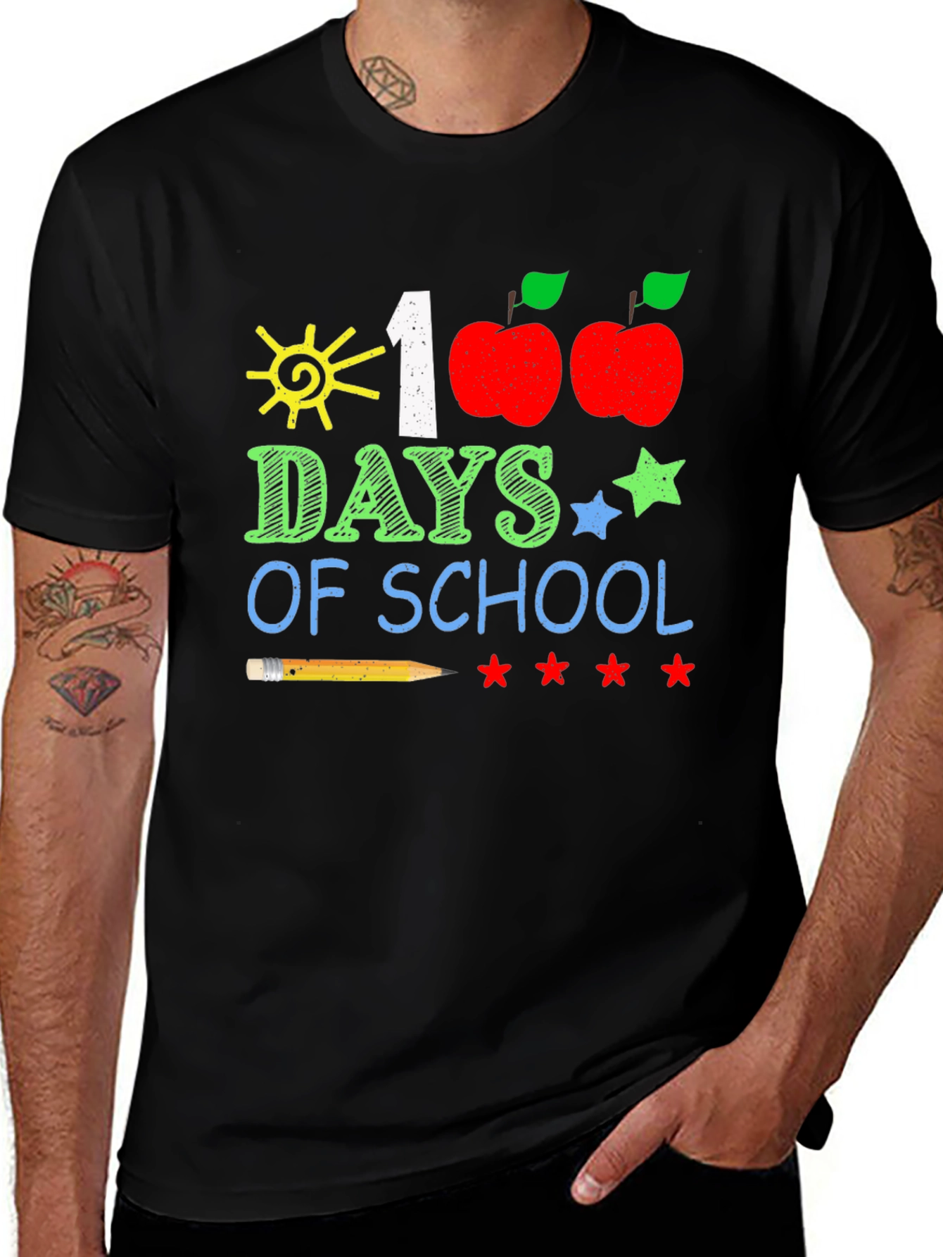 100 Days of School Graphic T-Shirt