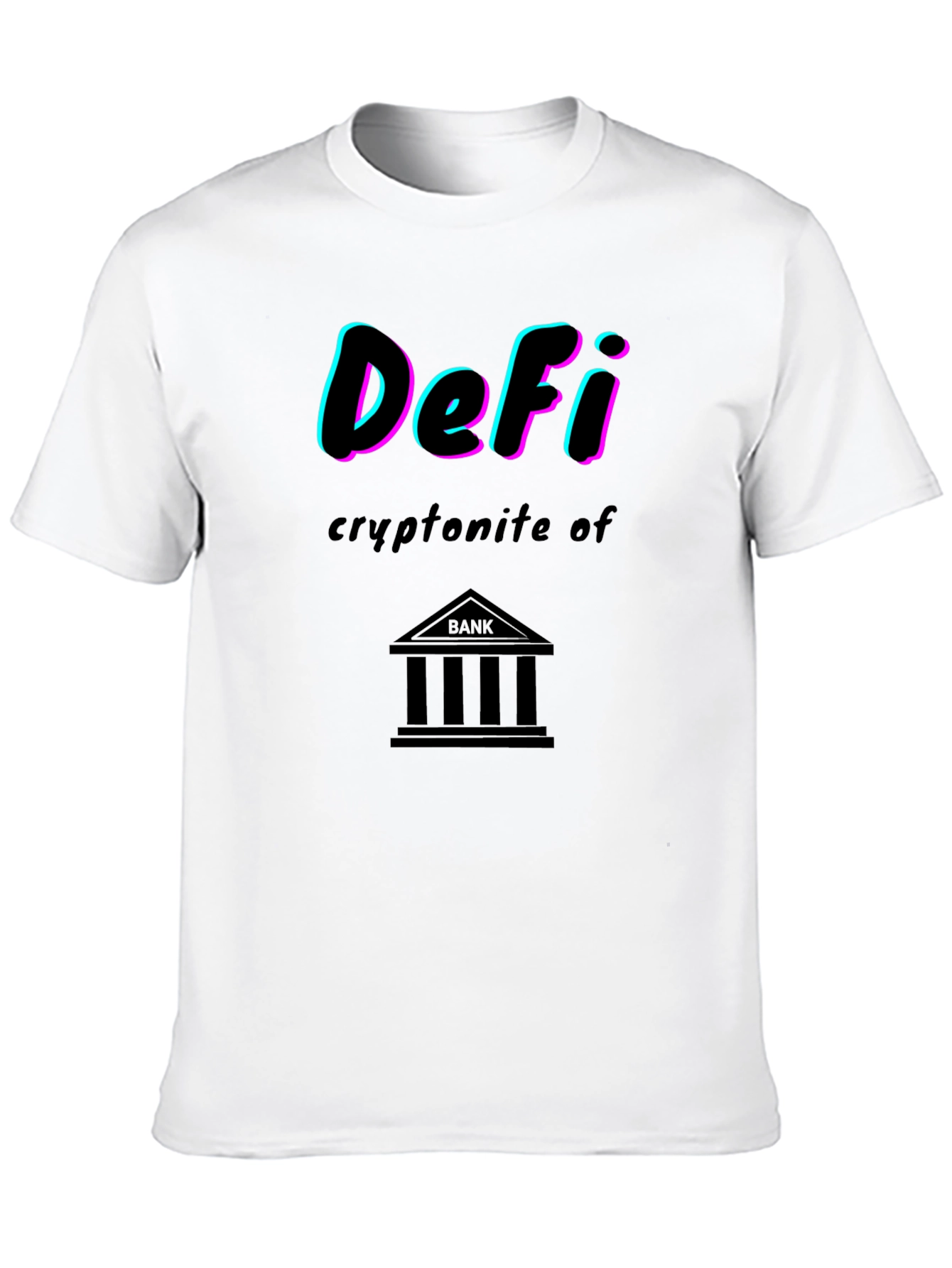 DeFi Kryptonite of Banks Graphic T-Shirt